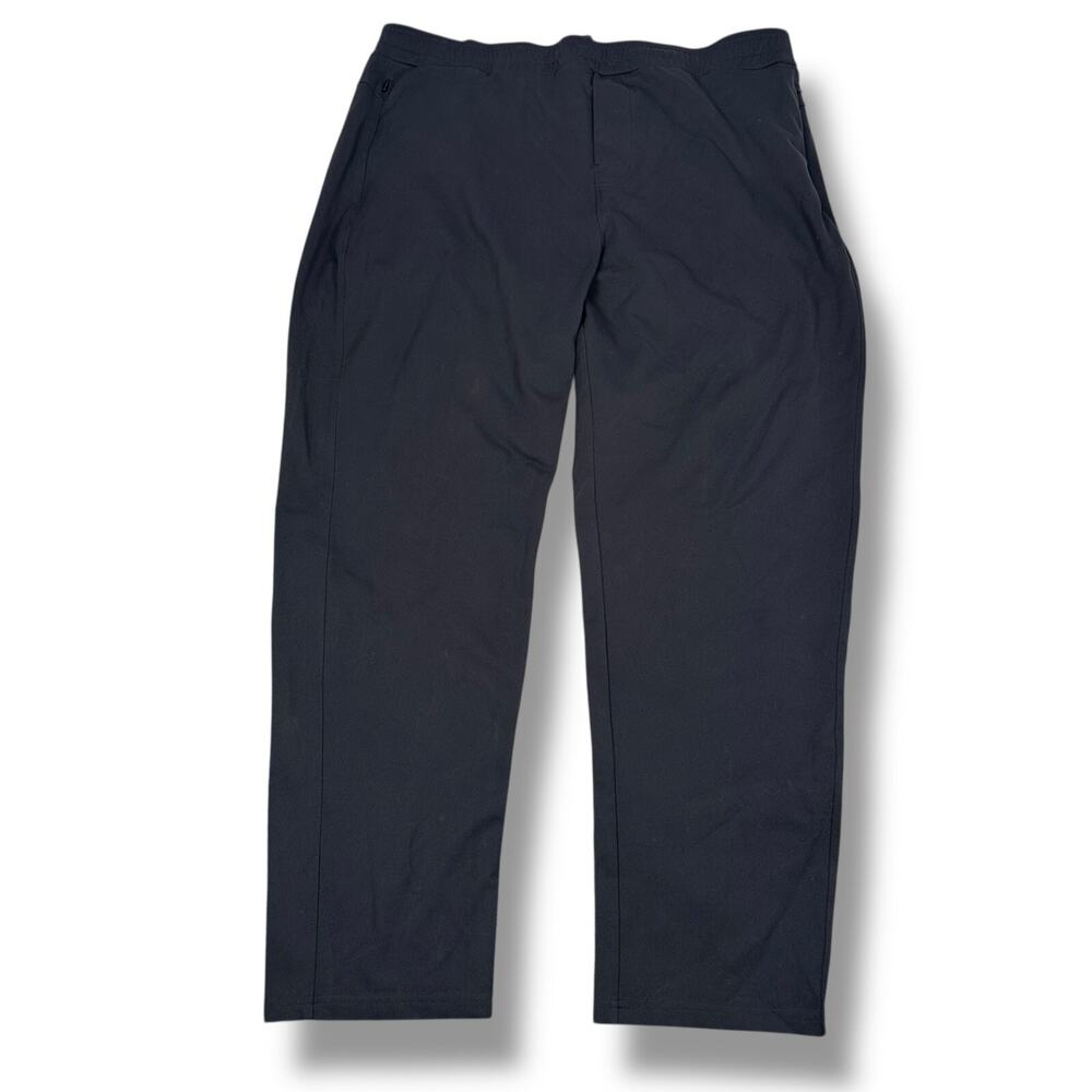 Public Rec Activewear Pants Men’s‎ 42 X 32 Black Stretch Pull Up Straight Leg